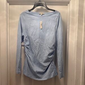Madewell Light Blue Long Sleeve Women's Top NWT